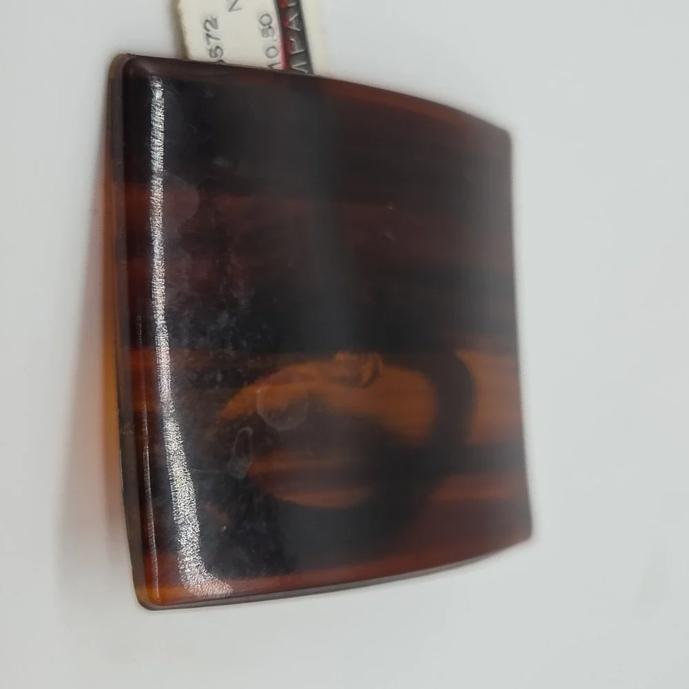 Faux Tortoise Shell Ponytail Hair Tie Accessory Made in France Unused  *READ*